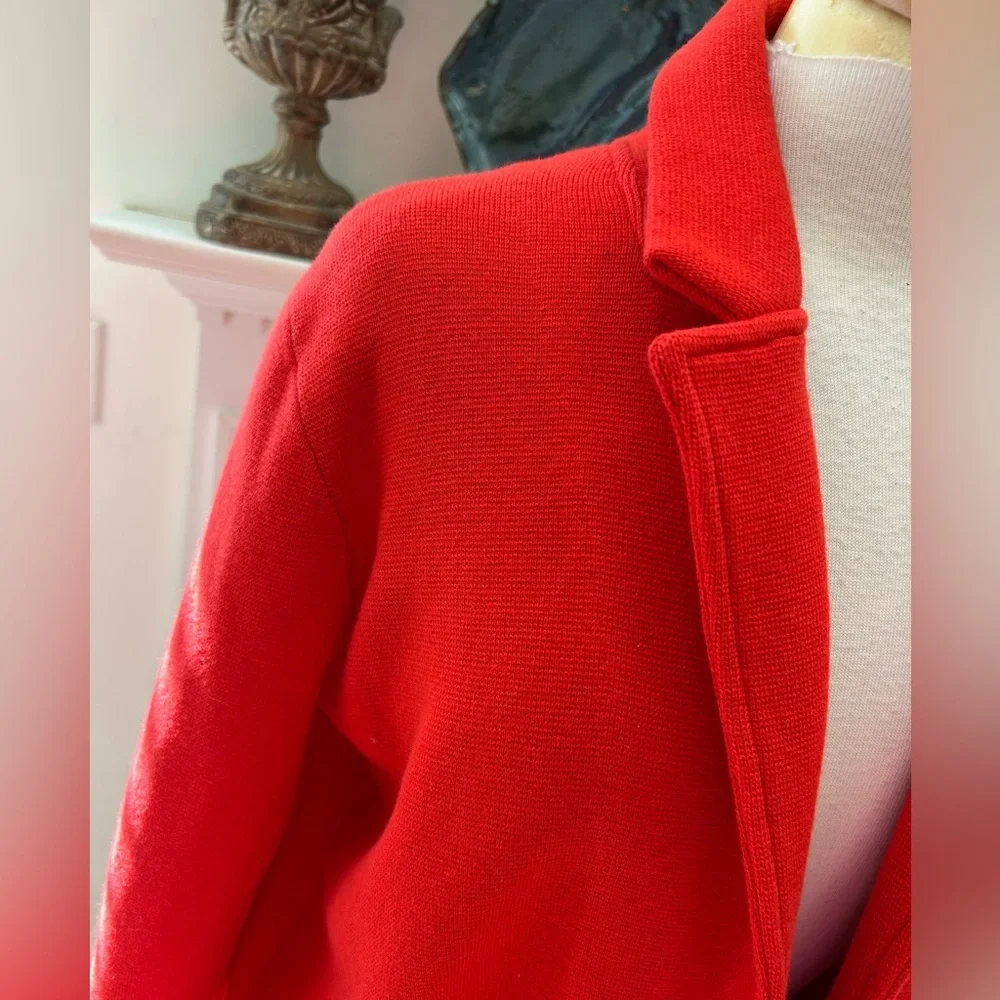 J. Crew 365 Vibrant Red Cardigan Sweater